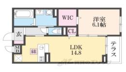 ヴィラ　シェリール２間取り図面