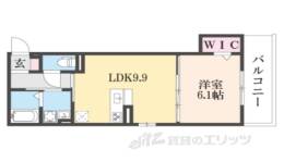 D-ROOM西大路五条間取り図面