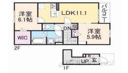 プロムナードＮ間取り図面