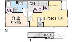 サニーハウスＨａｇｉｗａｒａ４間取り図面
