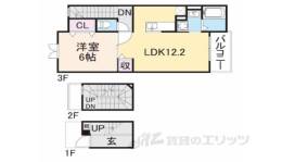 オーセンティック３間取り図面