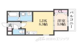 ルシェリア山科間取り図面