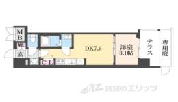 プレサンス京都東寺間取り図面