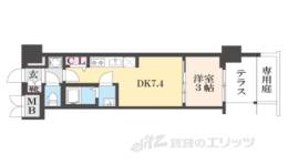 プレサンス京都東寺間取り図面