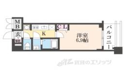 プレサンス京都東寺間取り図面