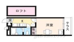 レオパレスクレールドゥ間取り図面