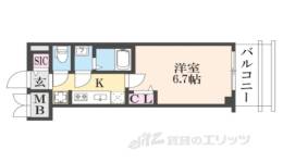 プレサンス京都東寺間取り図面