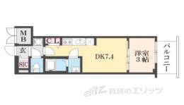 プレサンス京都東寺間取り図面