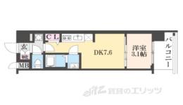 プレサンス京都東寺間取り図面
