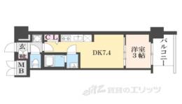 プレサンス京都東寺間取り図面