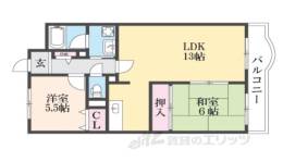 ラフィーネ香里園間取り図面