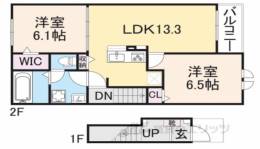 フォレストA間取り図面