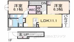 フォレストD間取り図面