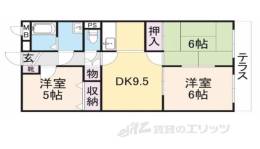 エスポワールM2間取り図面