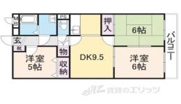 エスポワールM2間取り図面