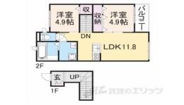 パディフィールド２間取り図面