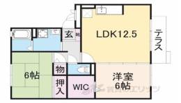 ロイヤルガーデン上牧Ａ棟Ｂ棟間取り図面