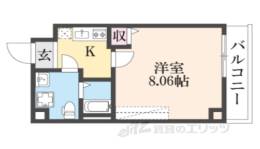フラッティ千本寺之内北間取り図面