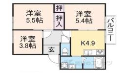 西谷ハイツＣ間取り図面