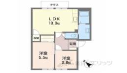 西谷ハイツＣ間取り図面