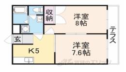 アンプルール　ブア　竜田川間取り図面