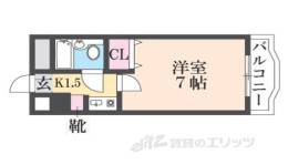 エグゼコート枚方Ｂ棟間取り図面