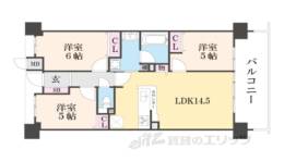 パデシオン御池西ノ京グラン間取り図面