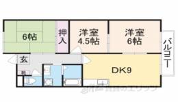 エスペランサ森川１間取り図面