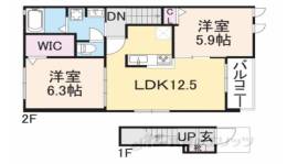 ジュネス・ドミール２間取り図面