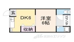 岡野マンション間取り図面