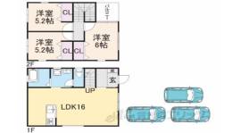 貸家間取り図面