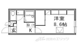 レオパレスＧｒｅｅｎ　Ｏｊｉ間取り図面