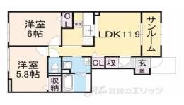 アンファミーユ３間取り図面