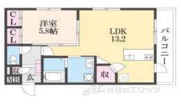 Ｊ’ＦＯＲＴ嵯峨天龍寺間取り図面