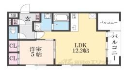 Ｊ’ＦＯＲＴ嵯峨天龍寺間取り図面