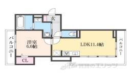D-ROOM葛野大路御池間取り図面