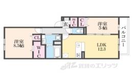アトレーユ長岡京間取り図面