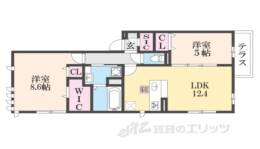 アトレーユ長岡京間取り図面