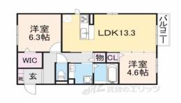 グランデフェリーチェＲ棟間取り図面