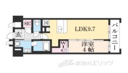 パラドール四条烏丸グレイス間取り図面