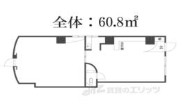 スカイロード太秦(テナント）間取り図面