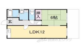 メゾンエイコー南川瀬３間取り図面