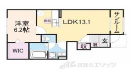 サンリットスクエア１間取り図面