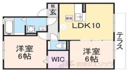 メゾン　アズールＡ棟間取り図面