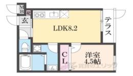 PRIVATE RASIDENCE西院間取り図面