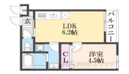 PRIVATE RASIDENCE西院間取り図面