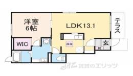 ザカルムスペース　ササヤマ２間取り図面