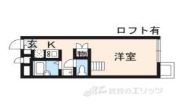 レオパレスＢＩＧＲＩＶＥＲ間取り図面