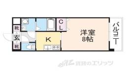 ロータリーマンション香里西之町間取り図面