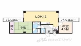 サンセルジュ香里園間取り図面